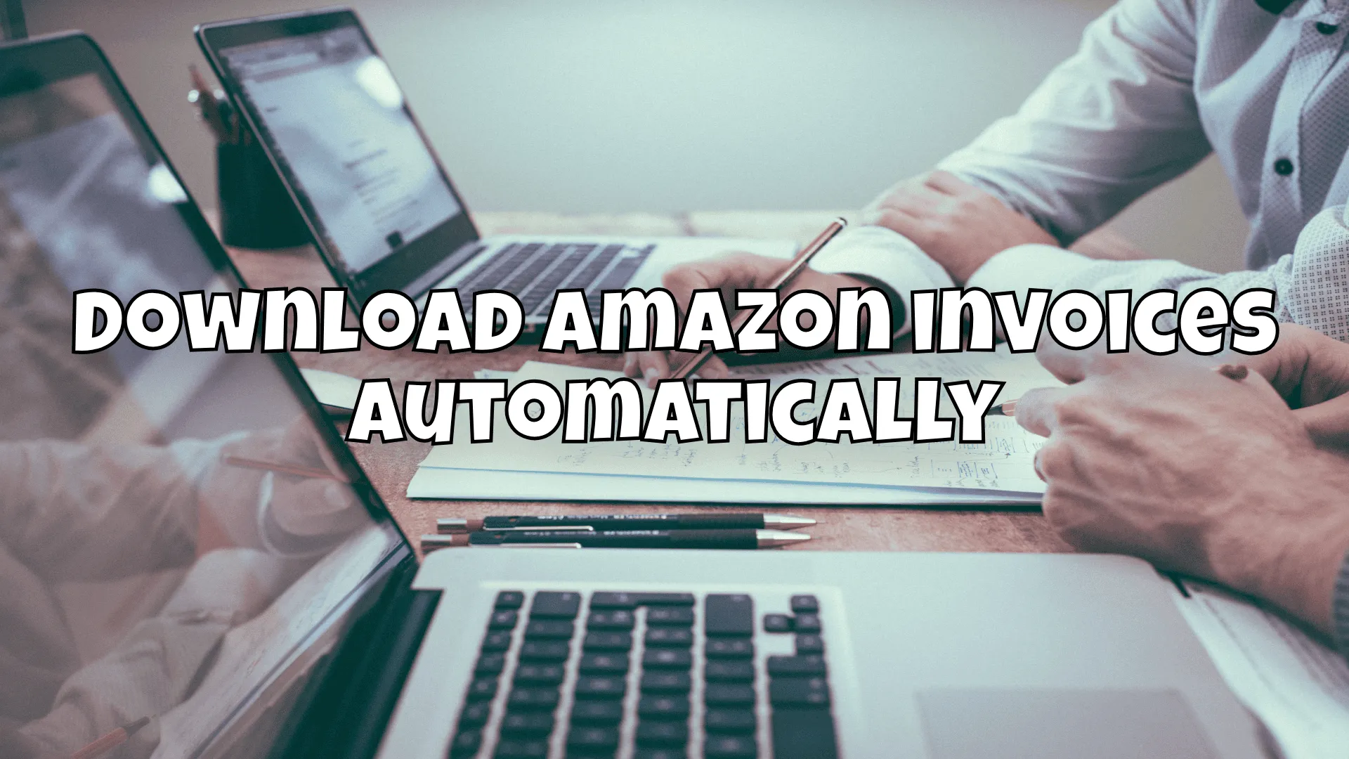 Download Amazon invoices automatically