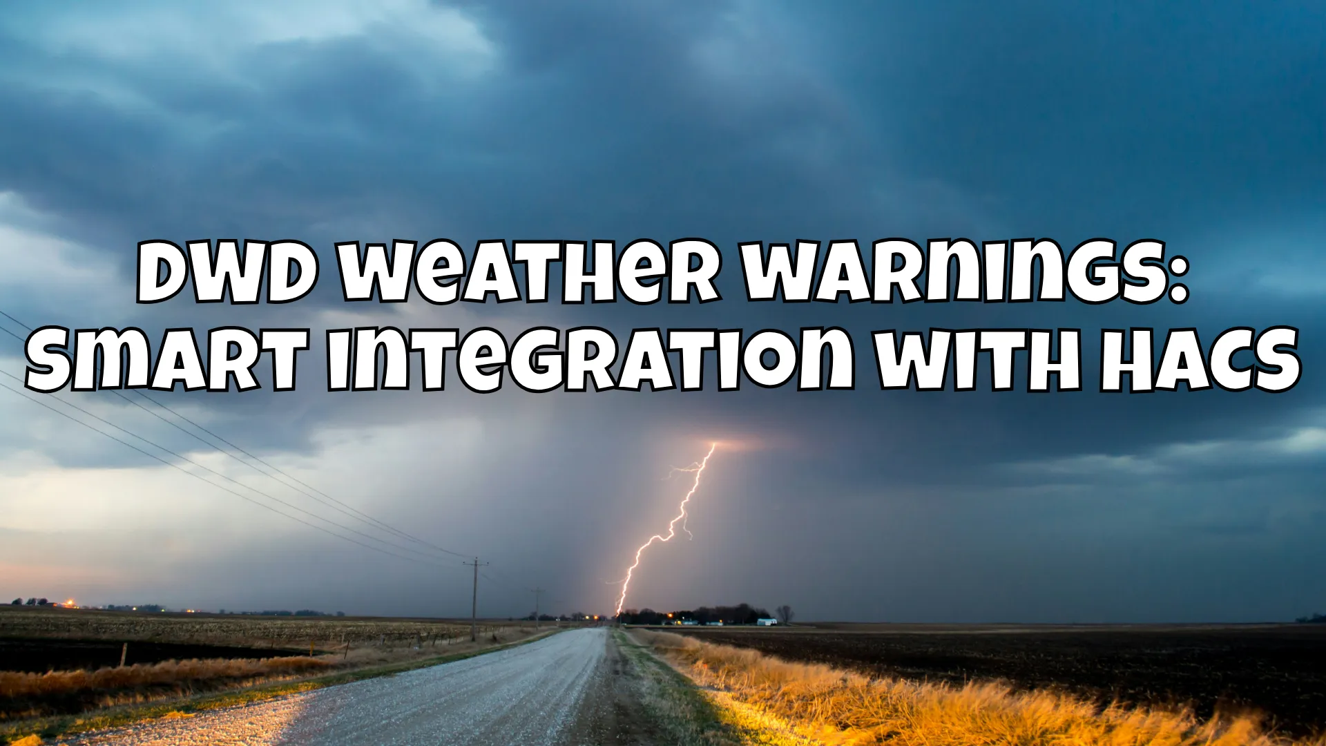 DWD weather warnings: Smart integration with HACS ⛈️